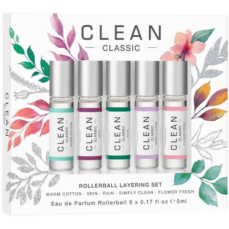 Clean Perfume Rollerball Layering Set 5 x 5 ml (Limited Edition)