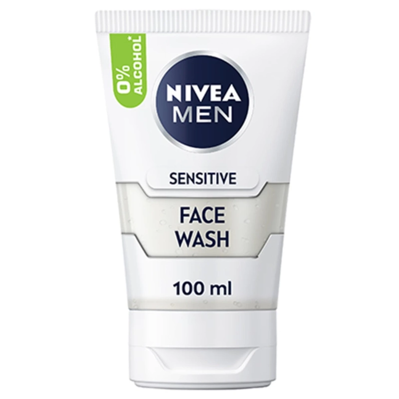 Se Nivea Men Sensitive Face Wash 100 ml hos NiceHair.dk