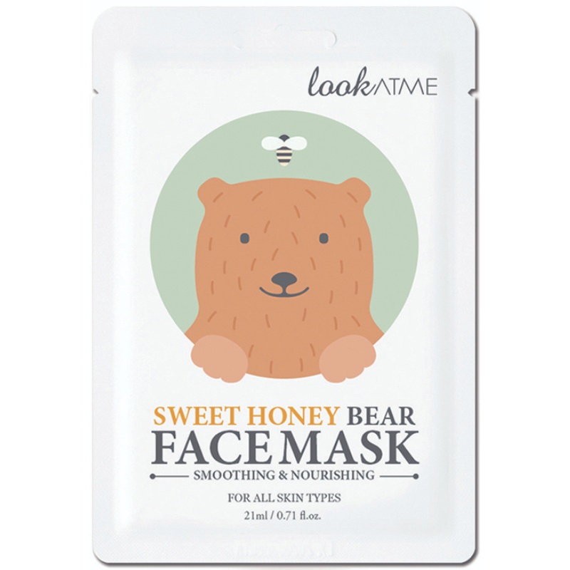 Look At Me Sweet Honey Bear Face Mask 1 Piece thumbnail