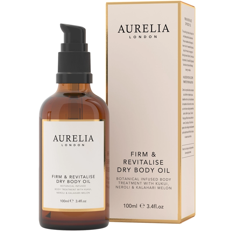 Se Aurelia Firm & Revitalise Dry Body Oil, 100ml. hos NiceHair.dk