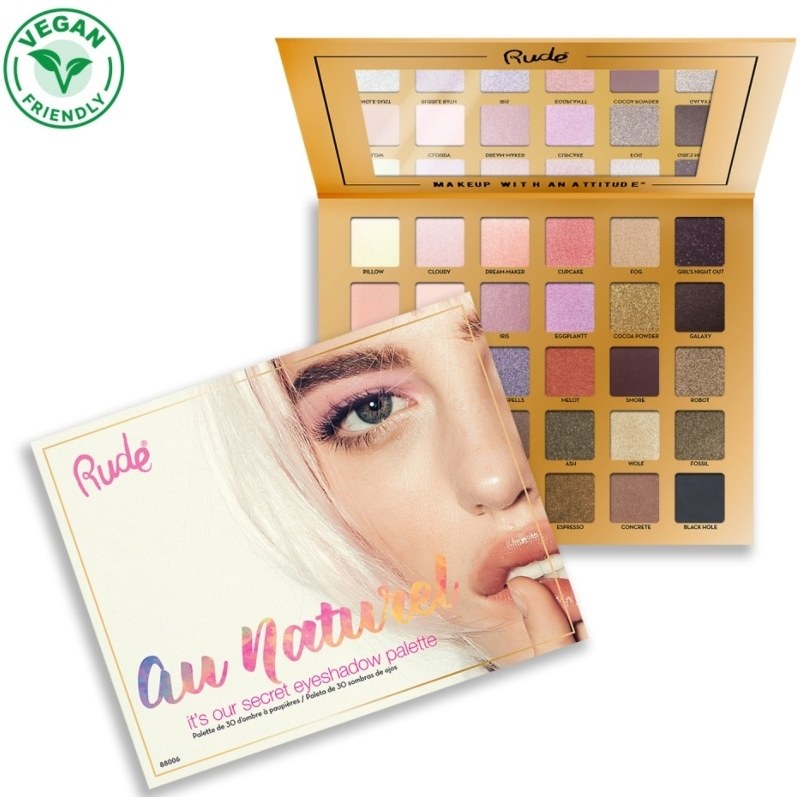 Rude Cosmetics 30 Eyeshadow Palette - Au Naturel thumbnail