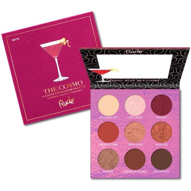Rude Cosmetics Cocktail Party 9 Eyeshadow Palette 11,25 gr. - The Cosmo thumbnail