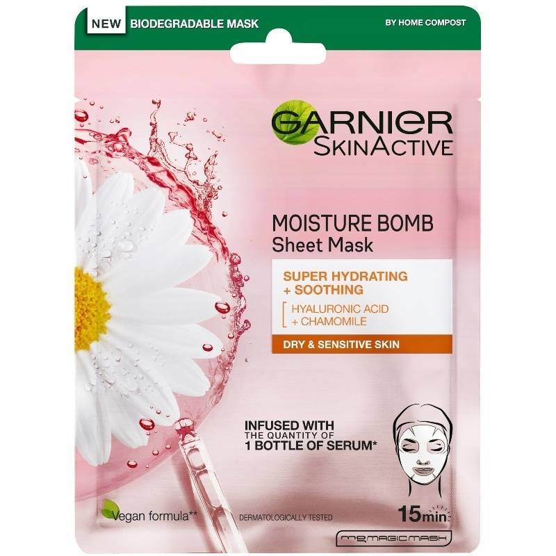 Garnier Skinactive Moisture Bomb Hydrating + Soothing Tissue Mask 1 Piece thumbnail