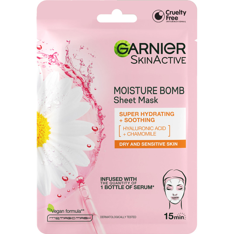 Garnier SkinActive Moisture Bomb Super Hydrating & Rebalancing Sheet Mask