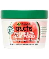 Garnier Fructis Watermelon Hair Food 3-in-1 Mask Fine Hair 390 ml 