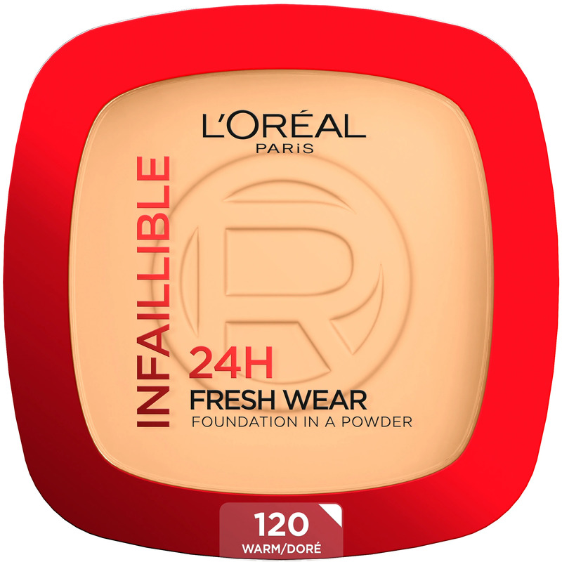 L'Oréal Paris Cosmetics Infaillible 24h Fresh Wear Powder Foundation 9 g - 120 Warm