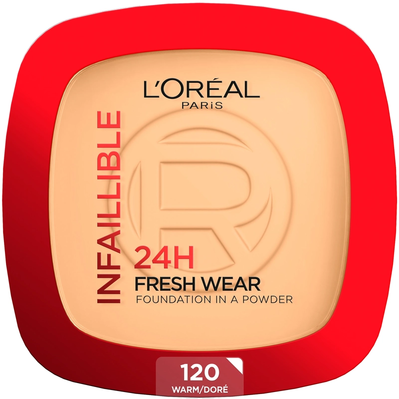 L'Oreal Paris Cosmetics Infaillible 24h Fresh Wear Powder Foundation 9 g - 120 Warm