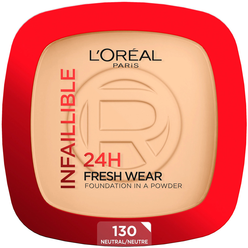 L'Oréal Paris Cosmetics Infaillible 24h Fresh Wear Powder Foundation 9 g - 130 Neutral