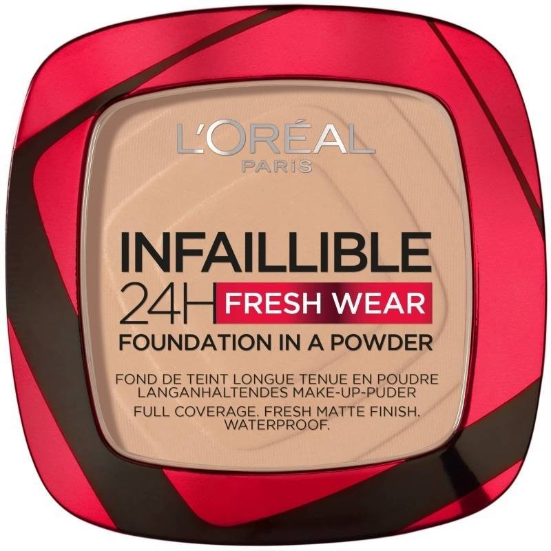 L'Oreal Paris Cosmetics Infaillible 24h Fresh Wear Powder Foundation 9 gr. - 130 True Beige