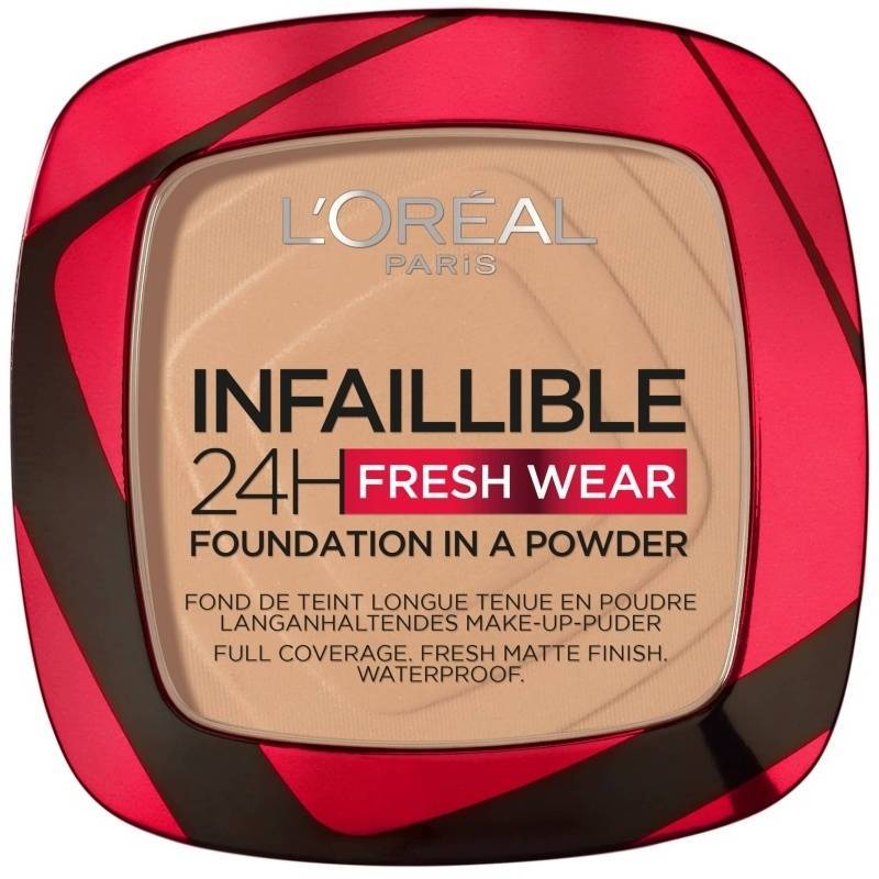 L'Oreal Paris Cosmetics Infaillible 24h Fresh Wear Powder Foundation 9 gr. - 140 Golden Beige