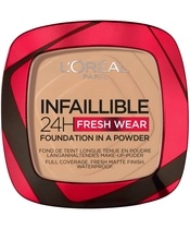 L'Oréal Paris Cosmetics Infaillible 24h Fresh Wear Powder Foundation 9 gr. - 140 Golden Beige