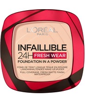 L'Oréal Paris Cosmetics Infaillible 24h Fresh Wear Powder Foundation 9 gr. - 180 Rose Sand