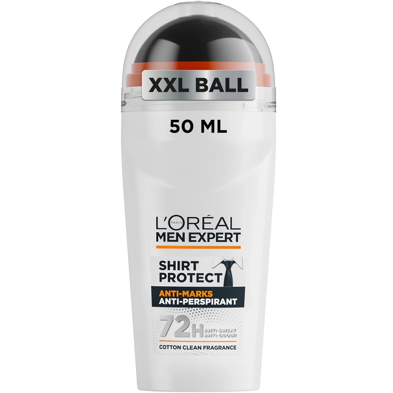 L'Oréal Paris Men Expert Shirt Protect 72H Anti-Marks Anti-Perspirant Deodorant Roll On 50 ml