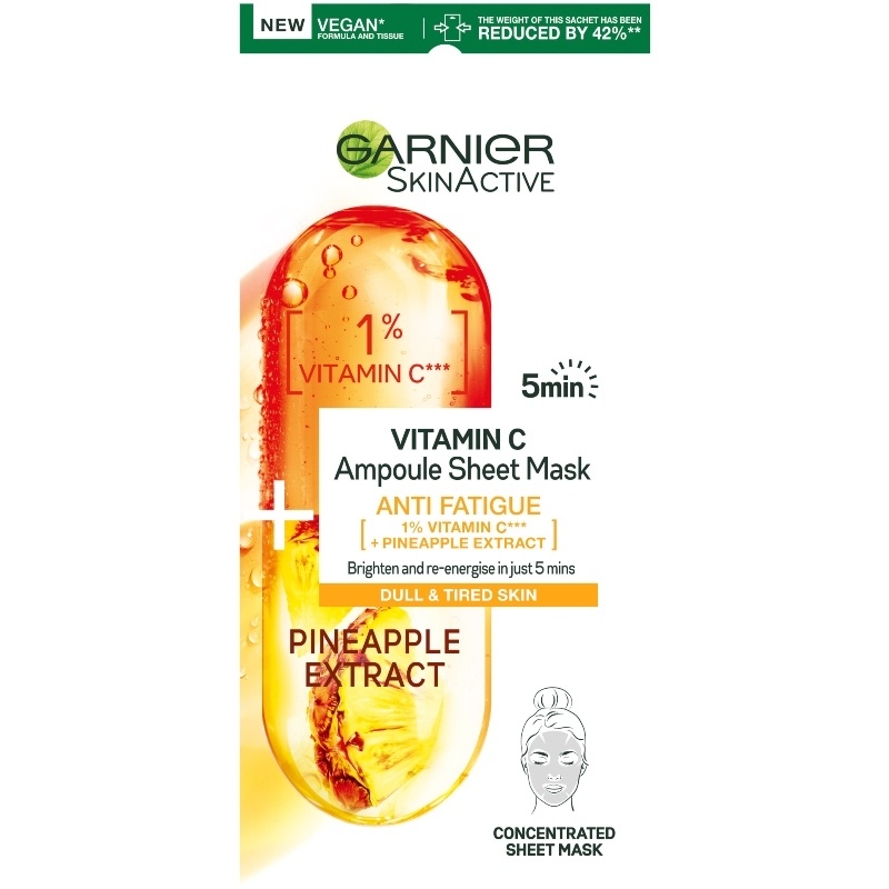 Garnier Skinactive Ampoule Sheet Mask Vitamin C 1 Piece thumbnail