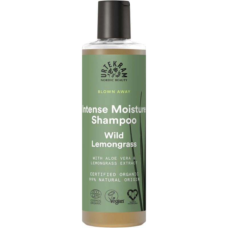Urtekram Blown Away Intense Moisture Shampoo Wild Lemongrass 250 ml