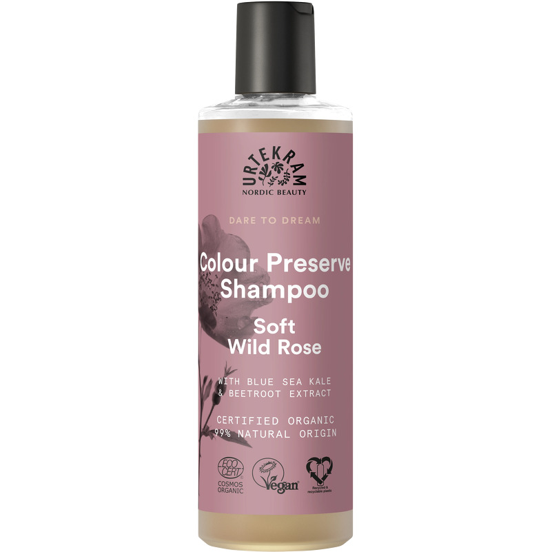 Urtekram Dare To Dream Color Preserve Shampoo Soft Wild Rose 250 ml