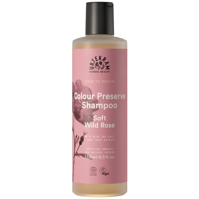 Urtekram Dare To Dream Color Preserve Shampoo Soft Wild Rose 250 ml thumbnail