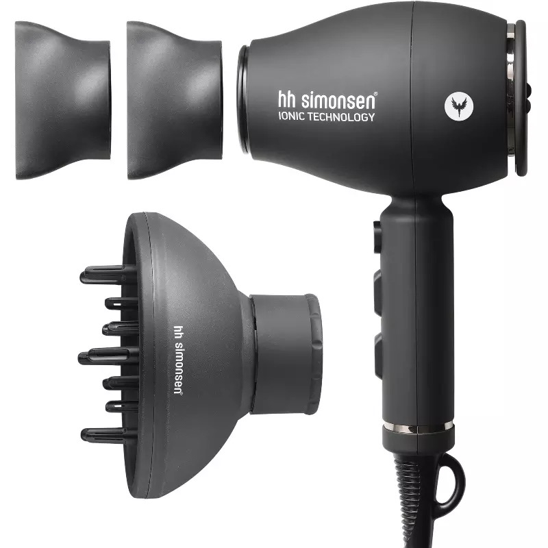 HH Simonsen Hårtørrer - XS Dryer inkl. Softstyler - Sort