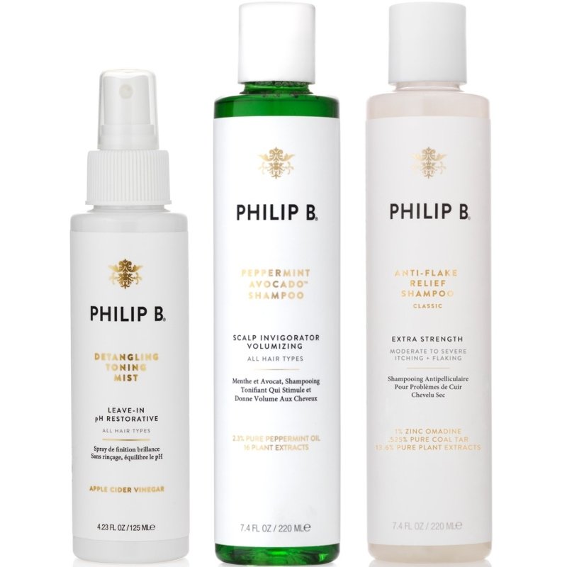 Philip B Toning Mist & Volumizing Shampoo + Anti-Flake Shampoo Set thumbnail