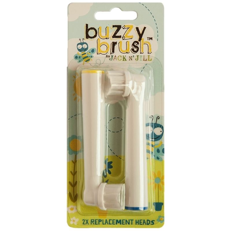 Jack N' Jill Replacement Brushes Buzzy Brush - 2 Pack
