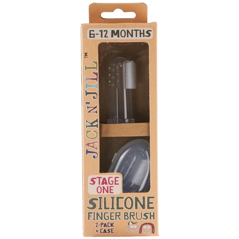 Jack N' Jill Silicone Finger Brush - 2 Pieces thumbnail