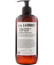 L:A Bruket 104 Hand & Body Wash 450 ml - Bergamot/Patchouli