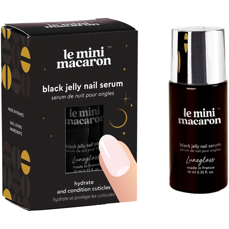 Le Mini Macaron Lunegloss Black Jelly Nail Serum 14 ml