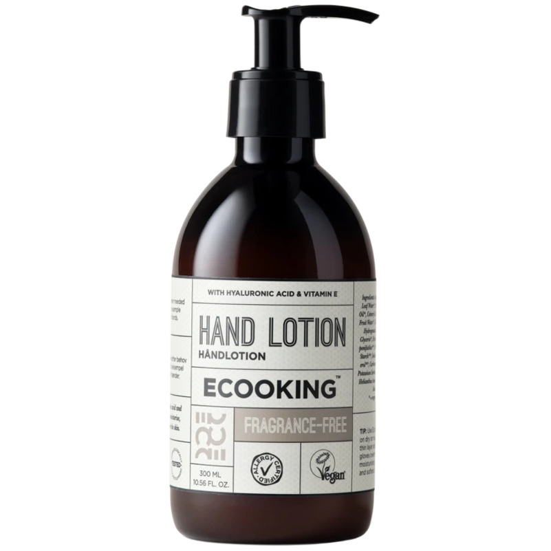 Ecooking Hand Lotion Fragrance Free 300 ml