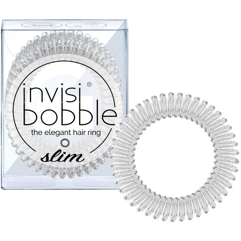 invisibobble Slim 3 Pieces - Crystal Clear thumbnail