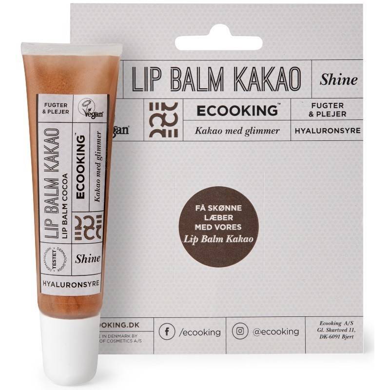 Ecooking Lip Balm 15 m Kakao Lækre læber Nicehair