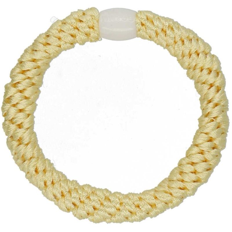 By Stær BRAIDED Hairtie - Pastel Yellow thumbnail