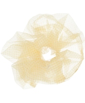 By Stær NAJA Big Scrunchie - Checked Yellow