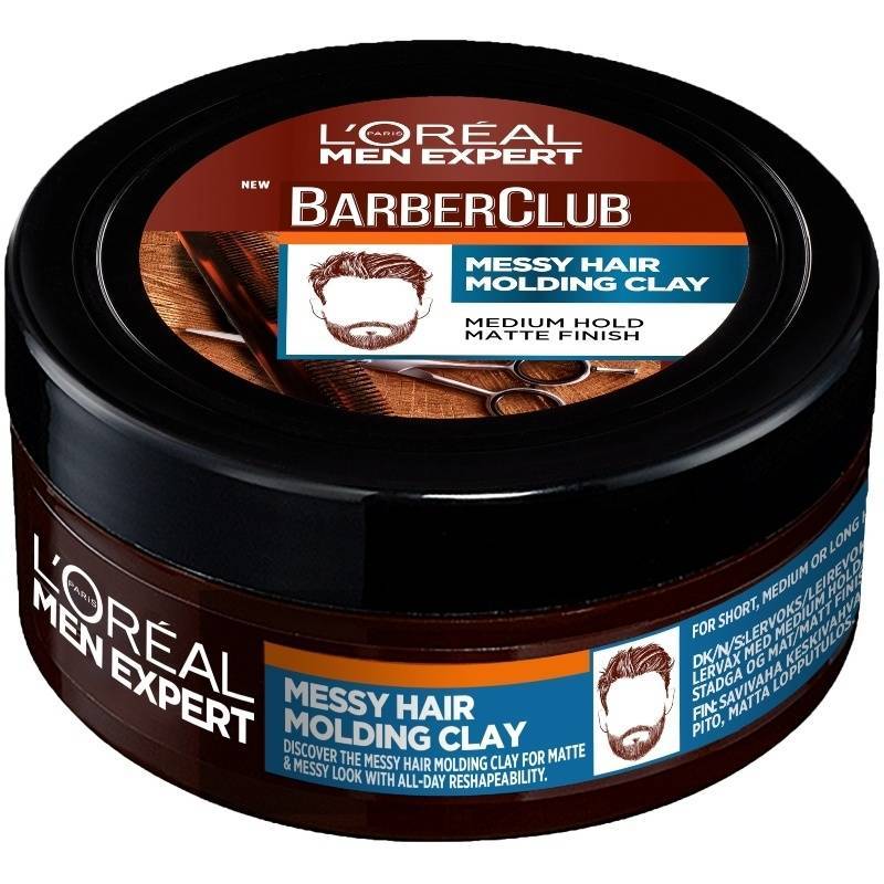 L'Oreal Paris Men Expert Barber Club Messy Hair Molding Clay 75 ml thumbnail