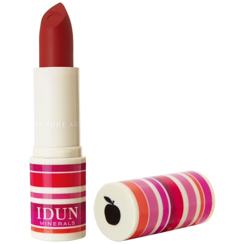 IDUN Minerals Matte Lipstick 4 gr. - Jordgubb