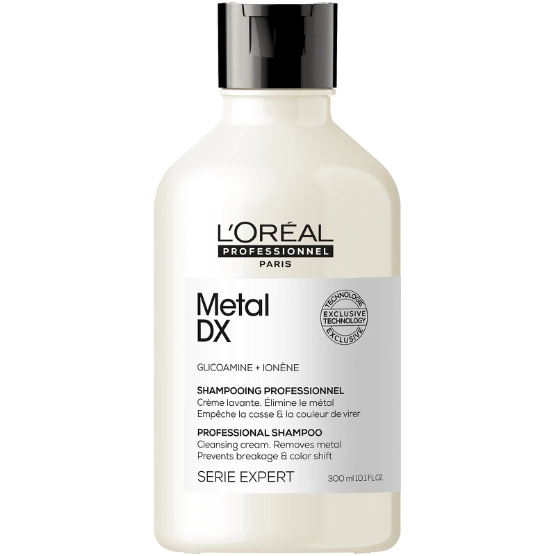 Se L'Oreal Pro Serie Expert Metal DX Shampoo 300 ml hos NiceHair.dk