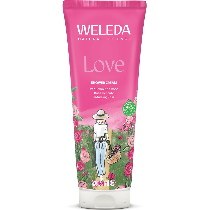 Weleda Love Shower Cream - Rose 200 ml
