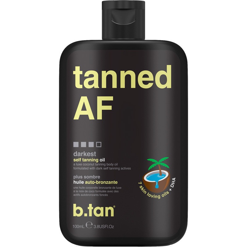 Billede af b.tan Tanned AF Tanning Oil 100 ml (U)