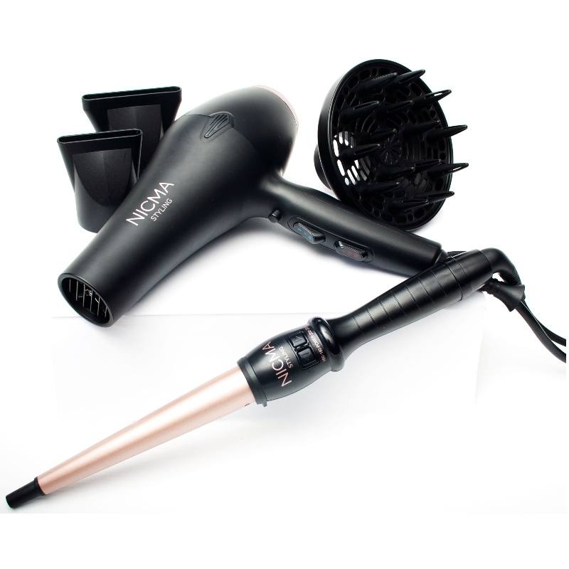 NICMA Hair Dryer + Curling Wand (Limited Edition)
