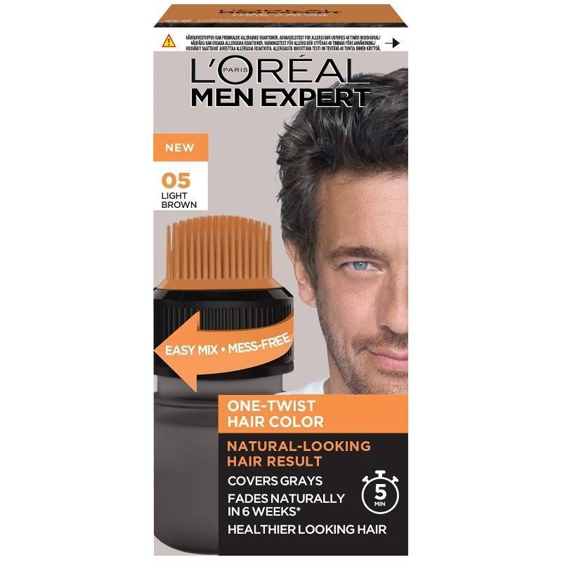 L&#39;Oreal Paris Men Expert One-Twist Hair Color 50 ml - No. 05 Light Brown