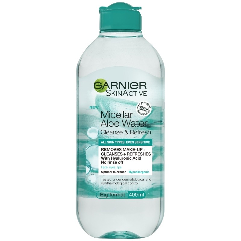 Garnier Skinactive Micellar Aloe Water Cleanse & Refresh All Skin Types 400 ml thumbnail