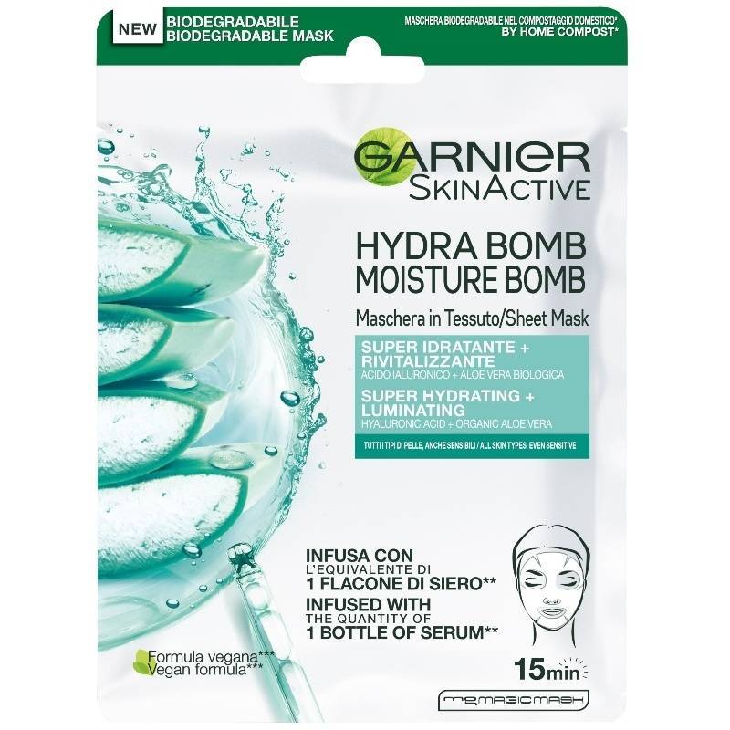 Garnier Skinactive Hydra Bomb Super Hydrating & Revitalizing Aloe Vera Tissue Mask 1 Piece thumbnail