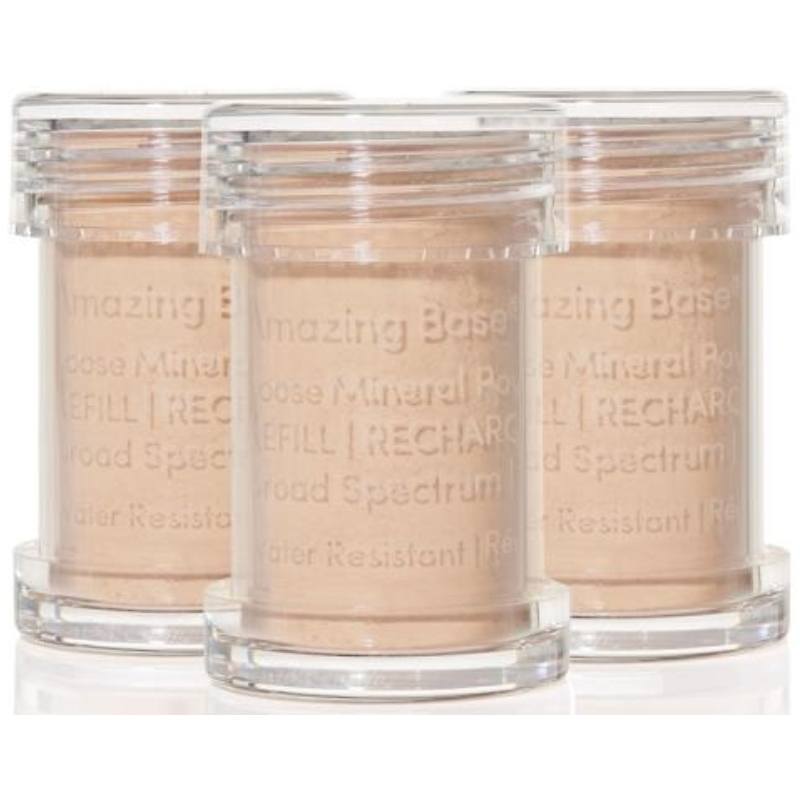 Jane Iredale Amazing Base Loose Mineral Powder SPF 20 Refill 3 Pieces 7,5 gr. - Amber