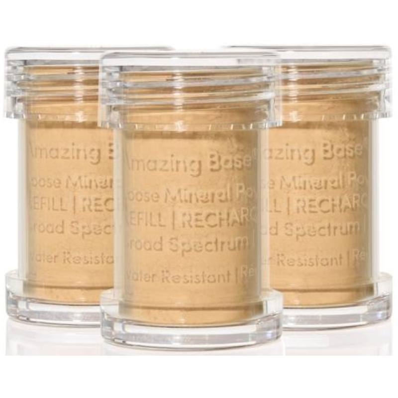 Jane Iredale Amazing Base Loose Mineral Powder SPF 20 Refill 3 Pieces 7,5 gr. - Golden Glow thumbnail