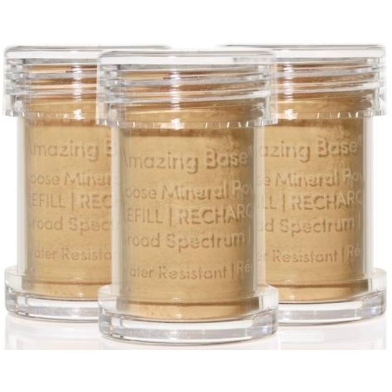 Jane Iredale Amazing Base Loose Mineral Powder SPF 20 Refill 3 Pieces 7,5 gr. - Latte