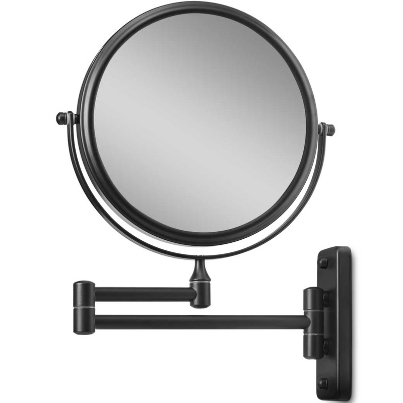 Gillian Jones Wall Mirror W/ Arm - Black 10248-00 - Black