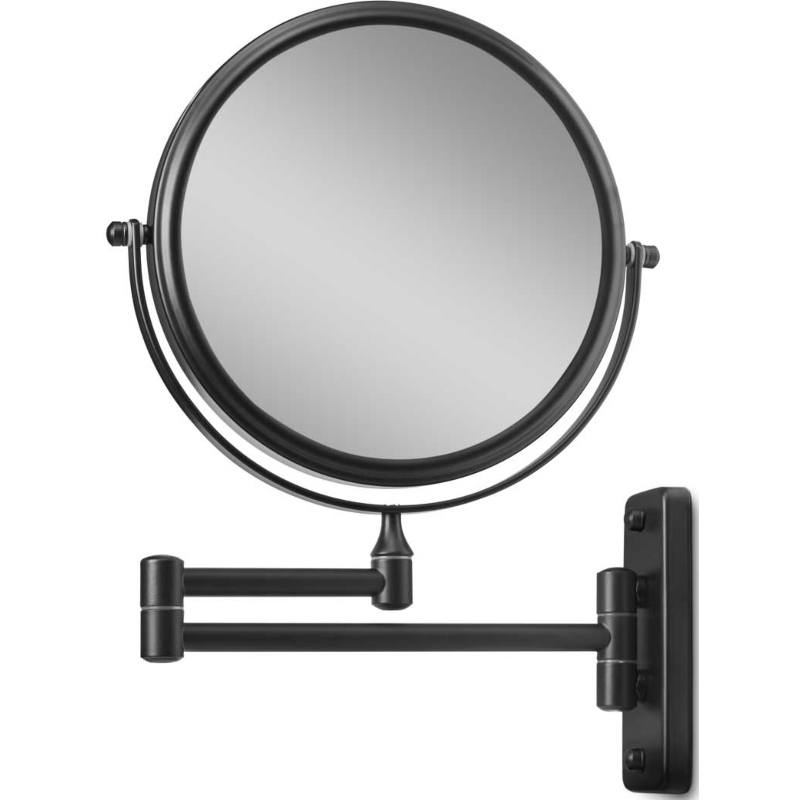 Gillian Jones Wall Mirror W/ Arm - Black 10248-00 thumbnail