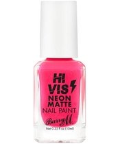Barry M Hi Vis Neon Matte Nail Paint 10 ml - Pink Electro