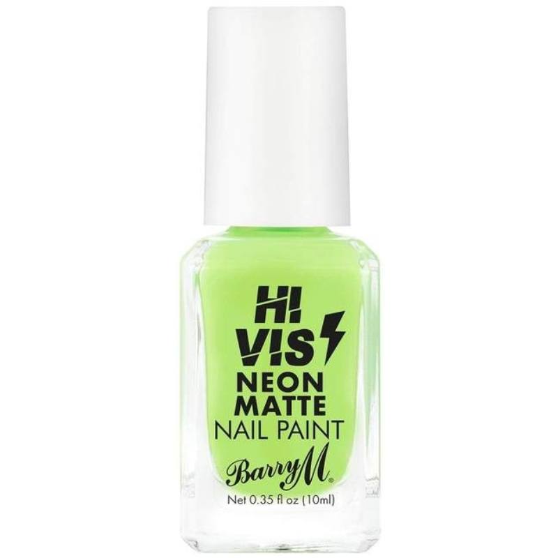 Barry M Hi Vis Neon Matte Nail Paint 10 ml - Lime Spark thumbnail