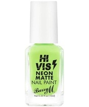 Barry M Hi Vis Neon Matte Nail Paint 10 ml - Lime Spark
