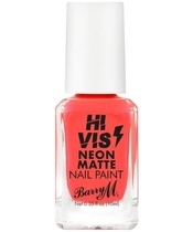 Barry M Hi Vis Neon Matte Nail Paint 10 ml - Red Frenzy